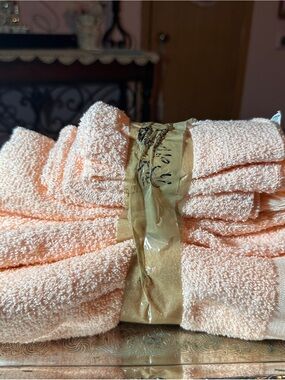 Vintage Franco x Fieldcrest Cannon Towel Set – Made in USA – Crisp Tag / Unused